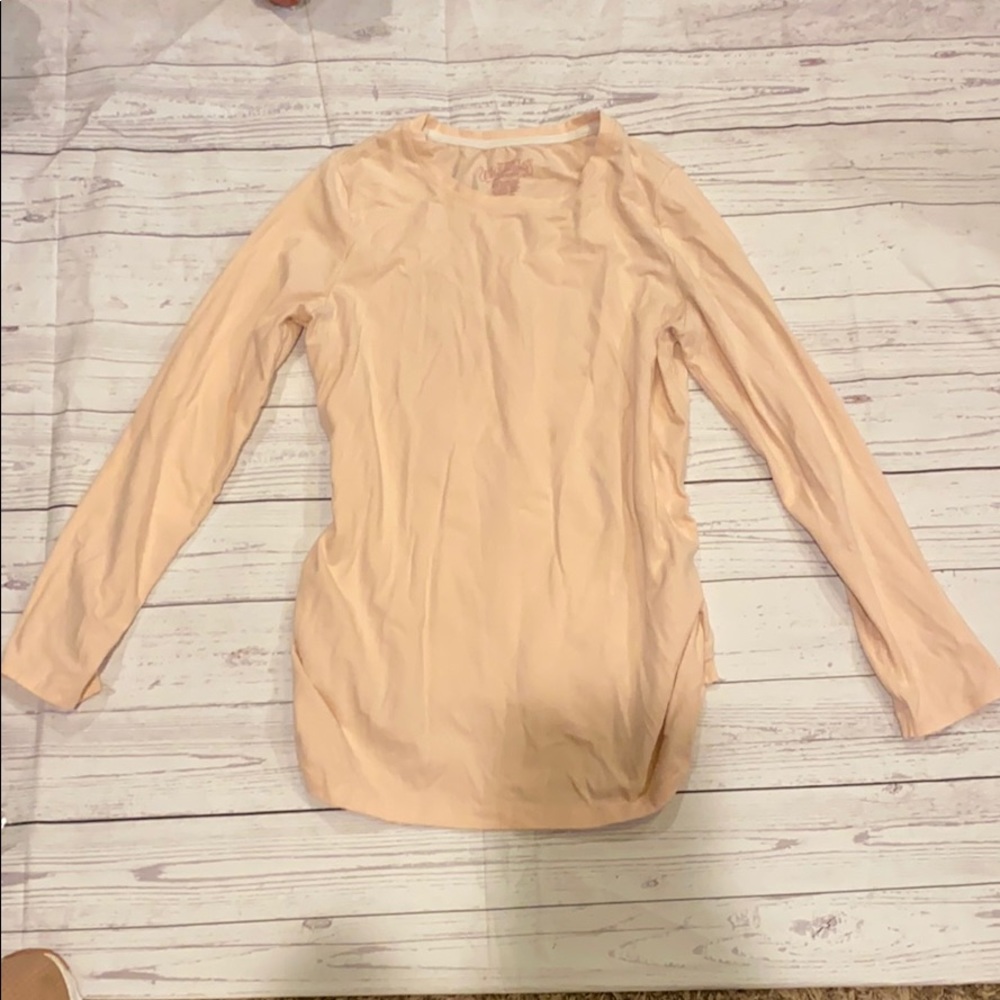Long sleeve maternity top